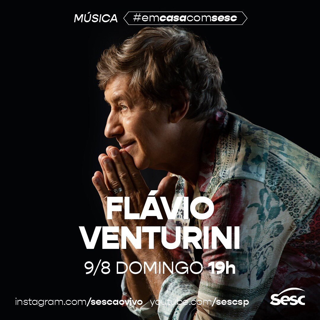 Live: Flávio Venturini #EmCasaComSesc