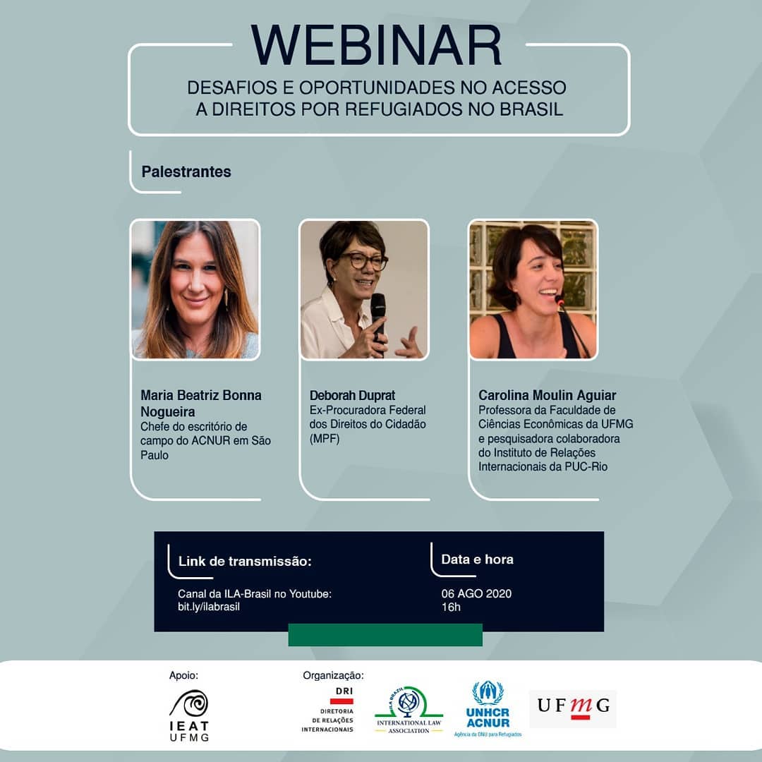 Webinar: Desafios e oportunidades no acesso a direitos por refugiados no Brasil