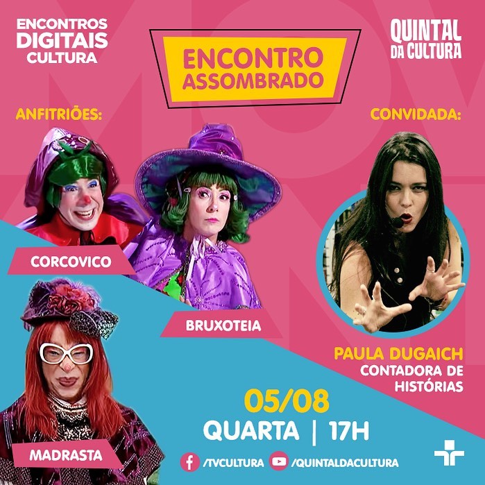 Reprodução/Instagram Quintal da Cultura em "Encontro Assombrado"