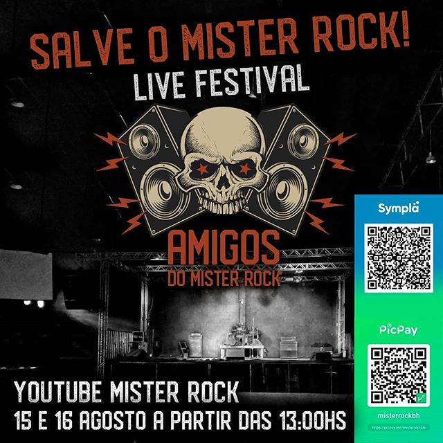 Reprodução/Instagram Salve o Mister Rock - Live Festival
