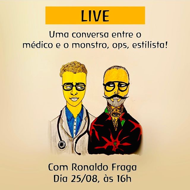 Reprodução/Instagram Live com o médico e o monstro!