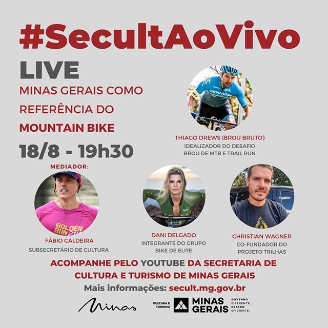 Série #SecultAoVivo - “Minas Gerais é referência em mountain bike"