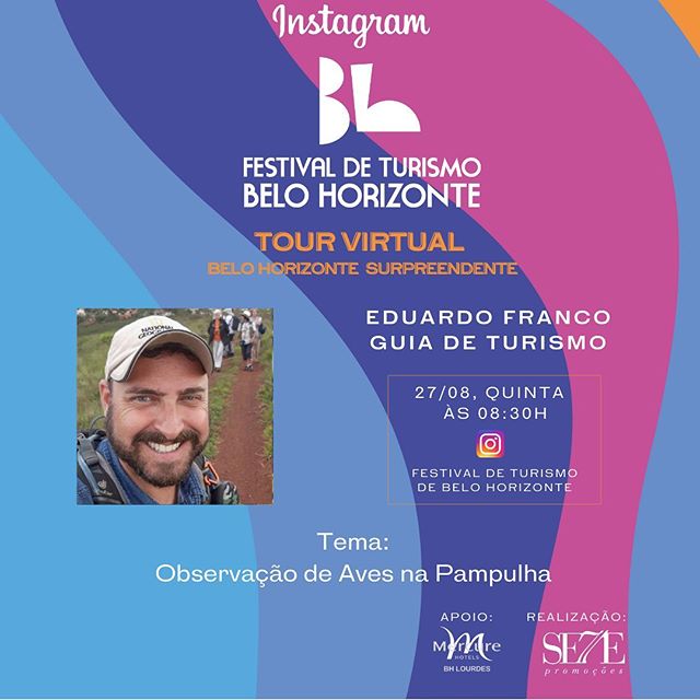 Tour Virtual de Observação de Aves na Pampulha - Festival de Turismo de Belo Horizonte