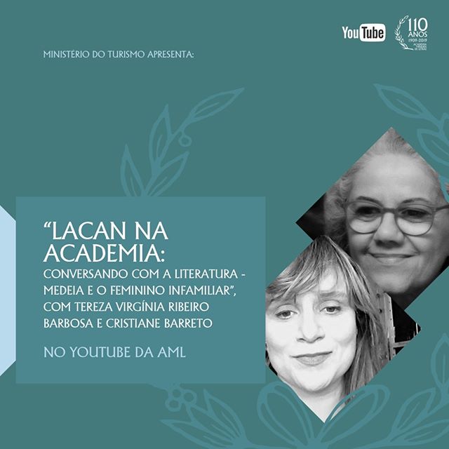 Reprodução/Instagram “Lacan na Academia – Conversando com a Literatura” AML