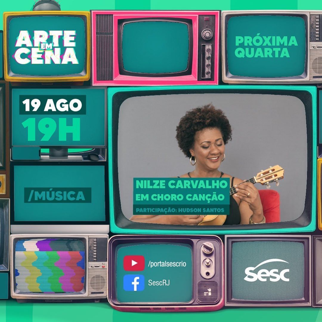 Divulgação/Instagram Sesc RJ Live: Em Choro Canção com Nilze Carvalho #ArteEmCena