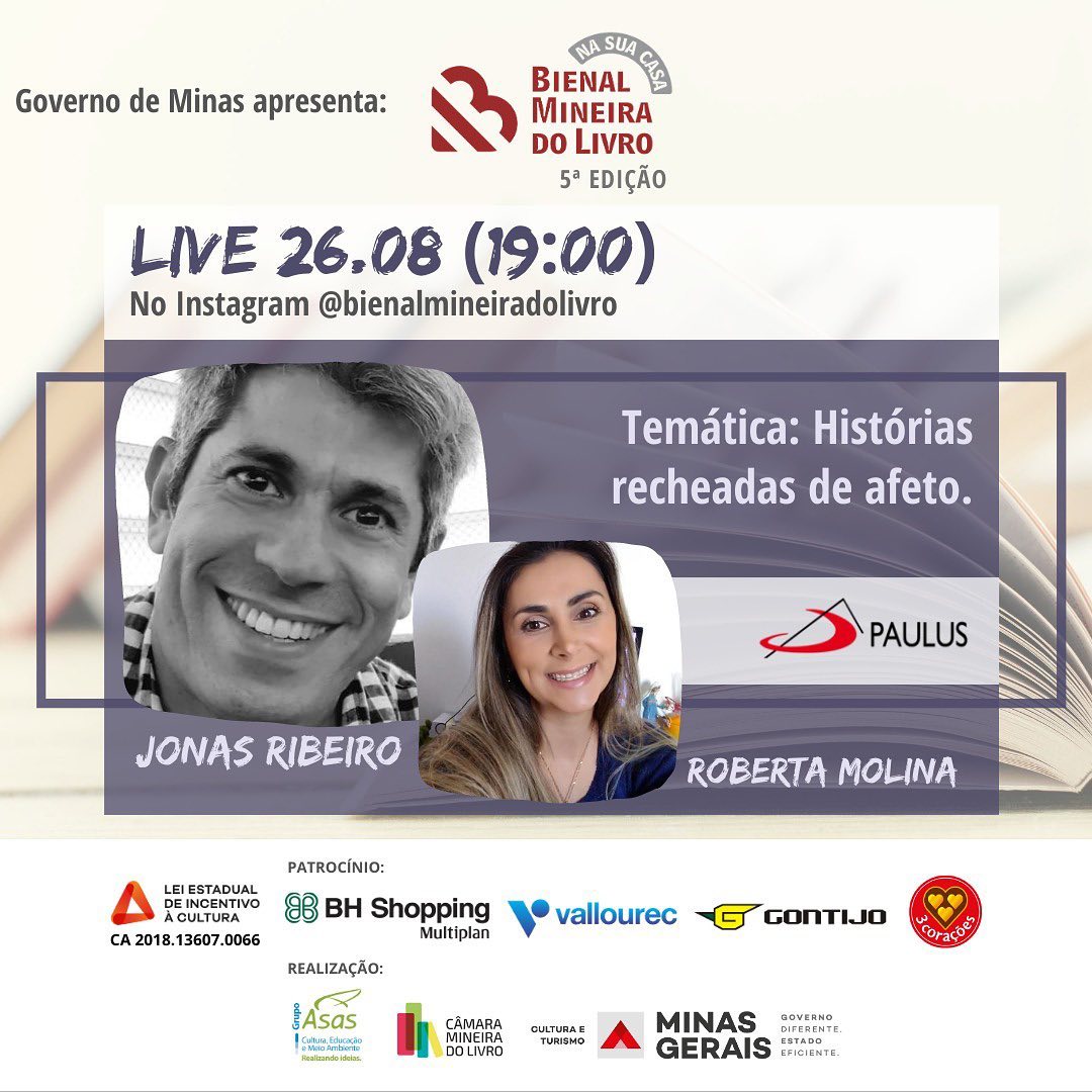 Live: Histórias Recheadas de Afeto #BienalNaSuaCasa