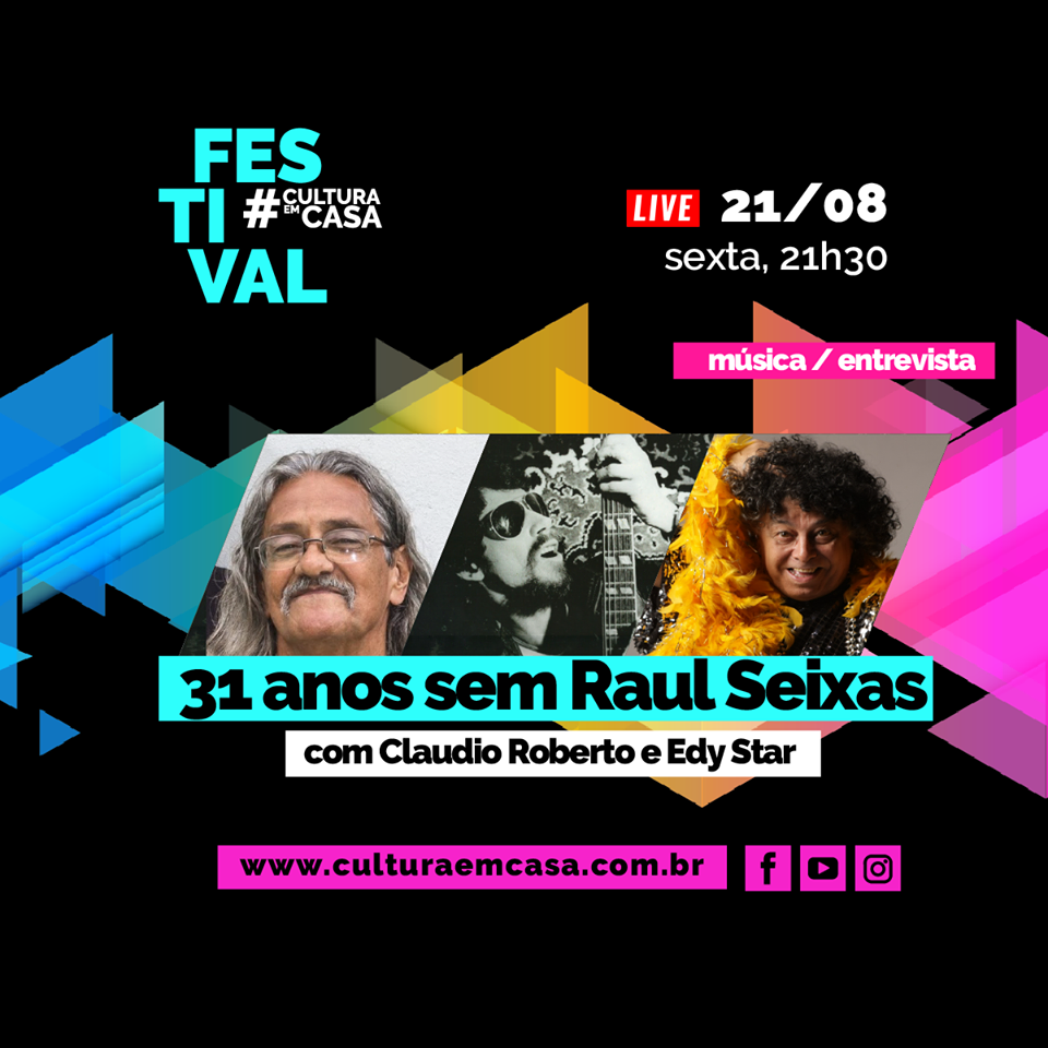 Reprodução/Instagram Live: 31 anos sem Raul Seixas