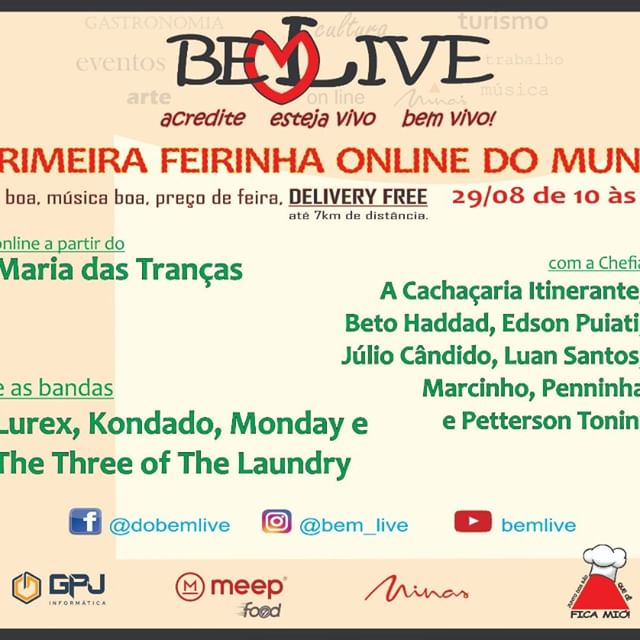 BEMLIVE – A primeira FEIRINHA ONLINE do mundo! 