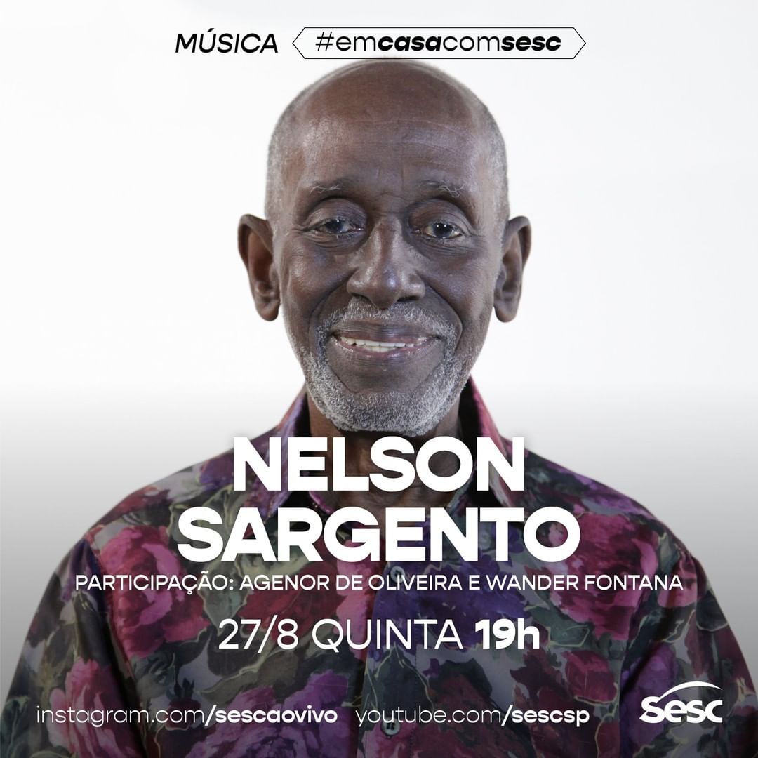 Live: Nelson Sargento #EmCasaComSesc