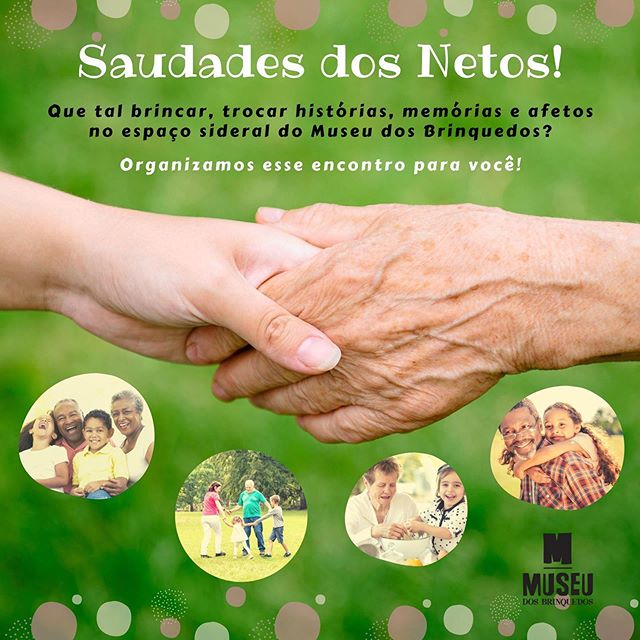 Avós e Netos no Espaço sideral do Museu dos Brinquedos