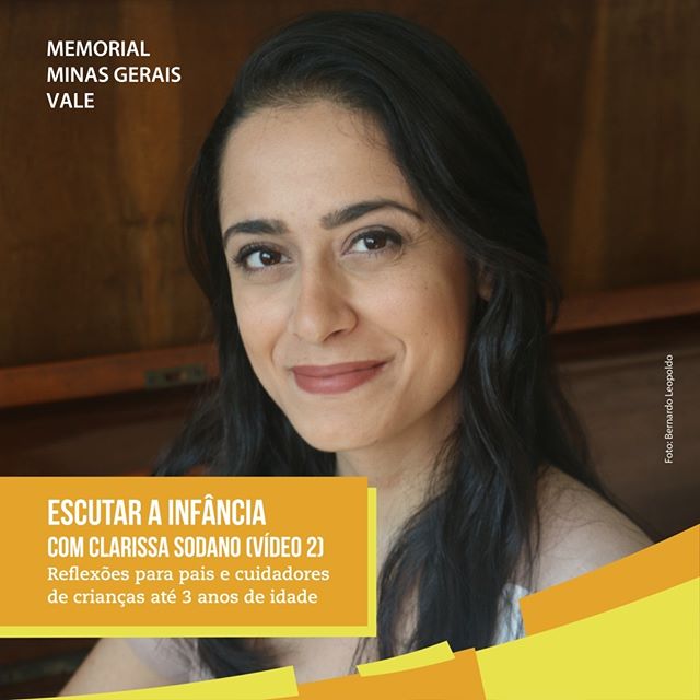 “Projeto Escutar a Infância” com Clarissa Sodano - Memorial Vale