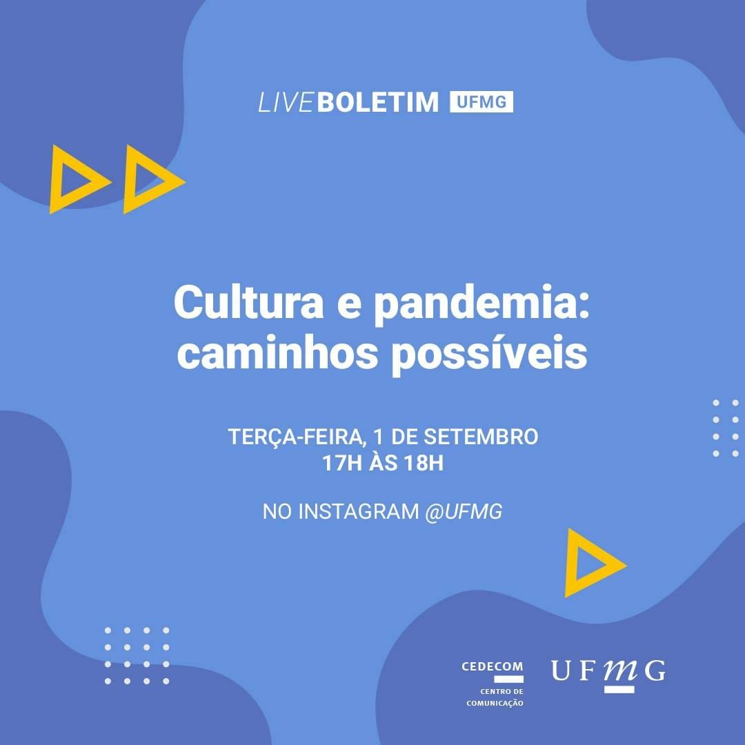 Divulgação/Instagram Cultura e Pandemia: caminhos possíveis
