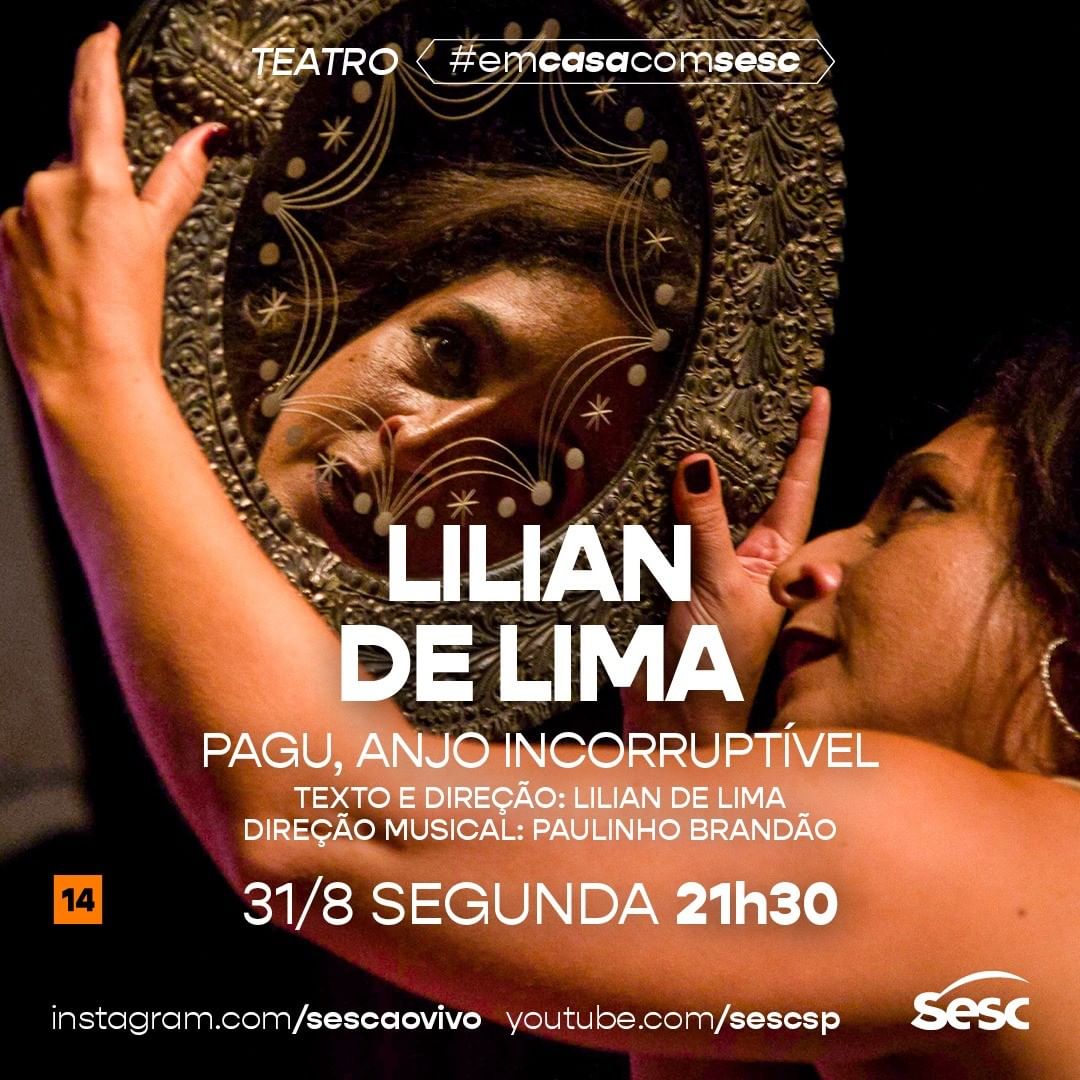 Live: Pagu, Anjo Incorruptível - Lilian de Lima #EmCasaComSesc