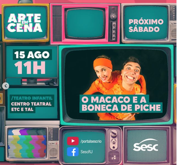 Live: O Macaco e a Boneca de Piche #ArteEmCena