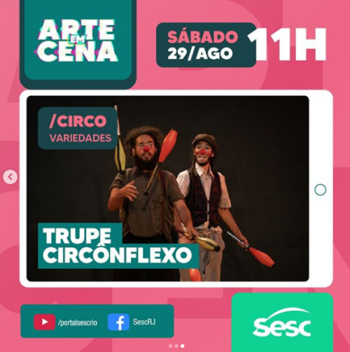  Live: Trupe Circônflexo #ArteEmCena