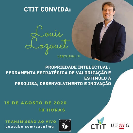 Webinar: Propriedade Intelectual - Ferramenta Estratégica de Valorização e Estímulo à Pesquisa, Desenvolvimento e Inovação