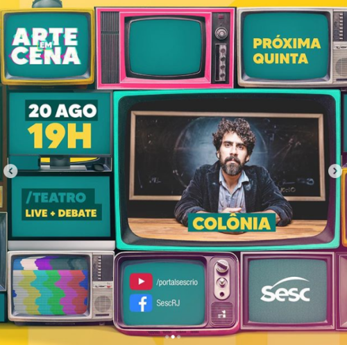 Live + Debate: Teatro Colônia com Felipe Capello #ArteEmCena