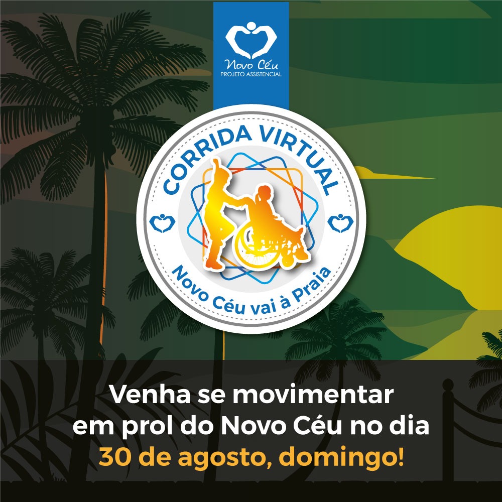 Reprodução/Evento oficial Corrida Virtual Novo Céu vai à praia!