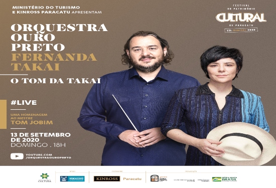 Live “O Tom da Takai” com a Orquestra Ouro Preto e Fernanda Takai - Festival do Patrimônio Cultural de Paracatu 2020