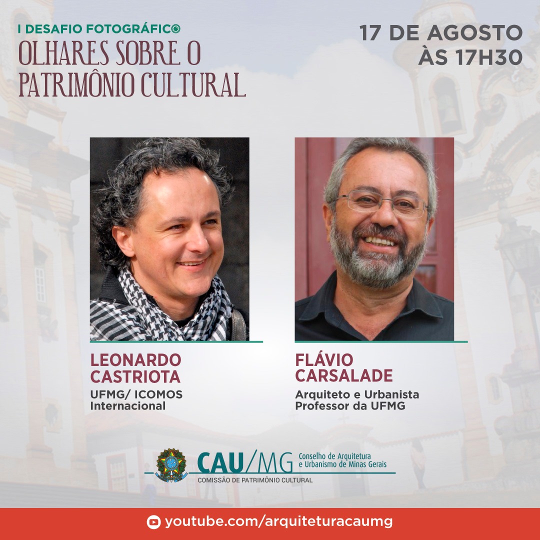 Reprodução/Instagram 1º Desafio Fotográfico do CAU/MG - "Olhares sobre o Patrimônio Cultural
