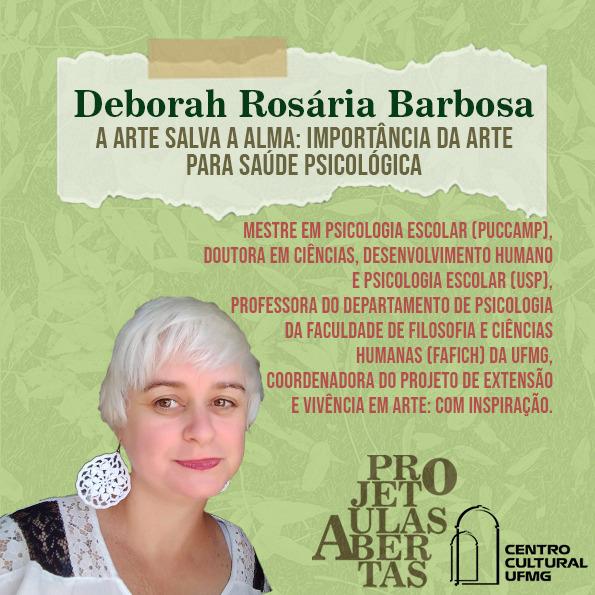 Projeto Aulas Abertas #10 - "Importância da arte para saúde psicológica"