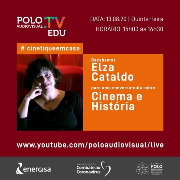 Live: Cinema e História com Elza Cataldo