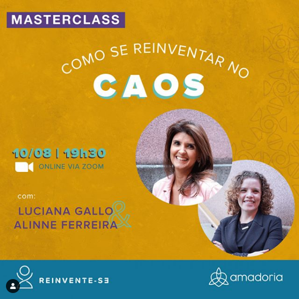 Masterclass Online: Como se reinventar no caos - Amadoria