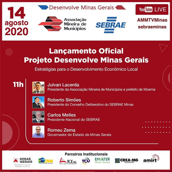 Lançamento do Projeto Desenvolve Minas Gerais
