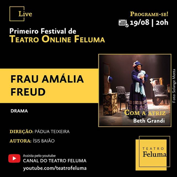 Live: Frau Amália Freud com Beth Grandi