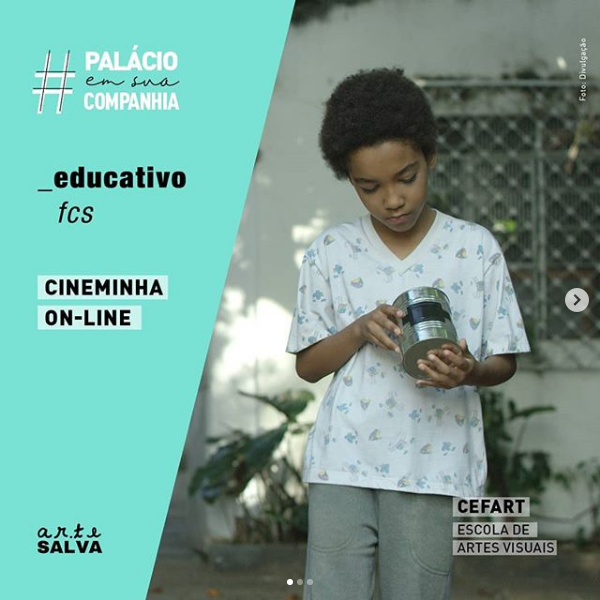 Reprodução/Instagram Cineminha Online: A câmera de João - Educativo FCS