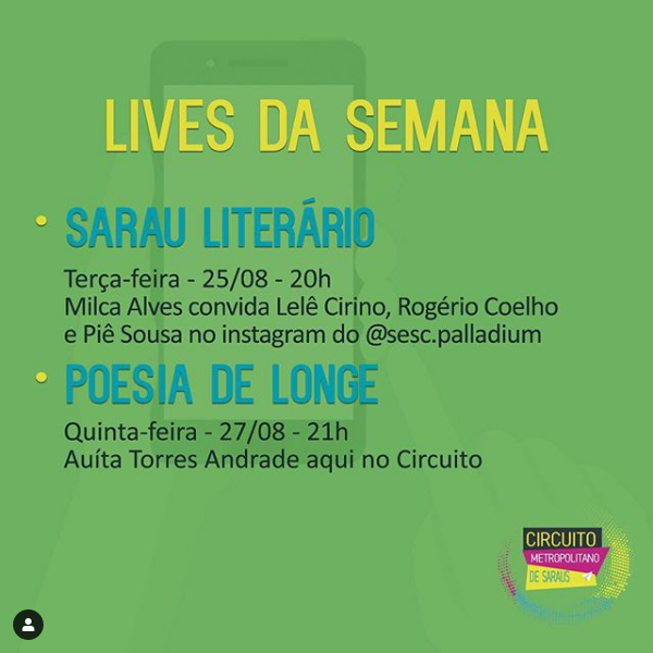 Poesia de Longe - Circuito de Saraus RMBH