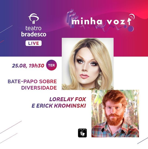 Live: Lorelay e Erick falam sobre diversidade - Minha Voz