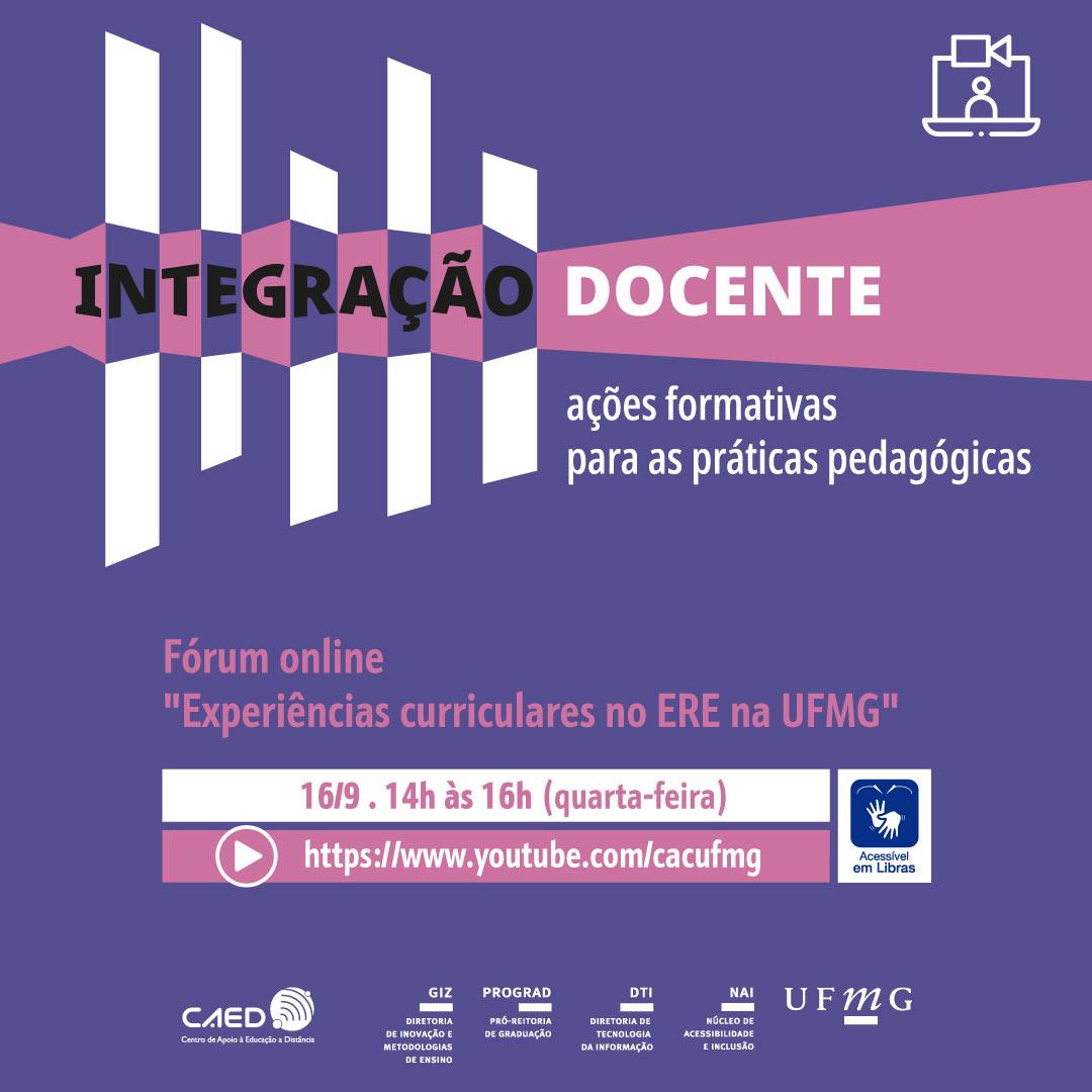 Forúm Online: Experiências Curriculares no ERE na UFMG