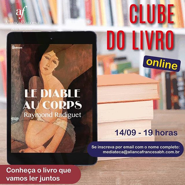Reprodução/Instagram Clube do livro - Aliança Francesa BH