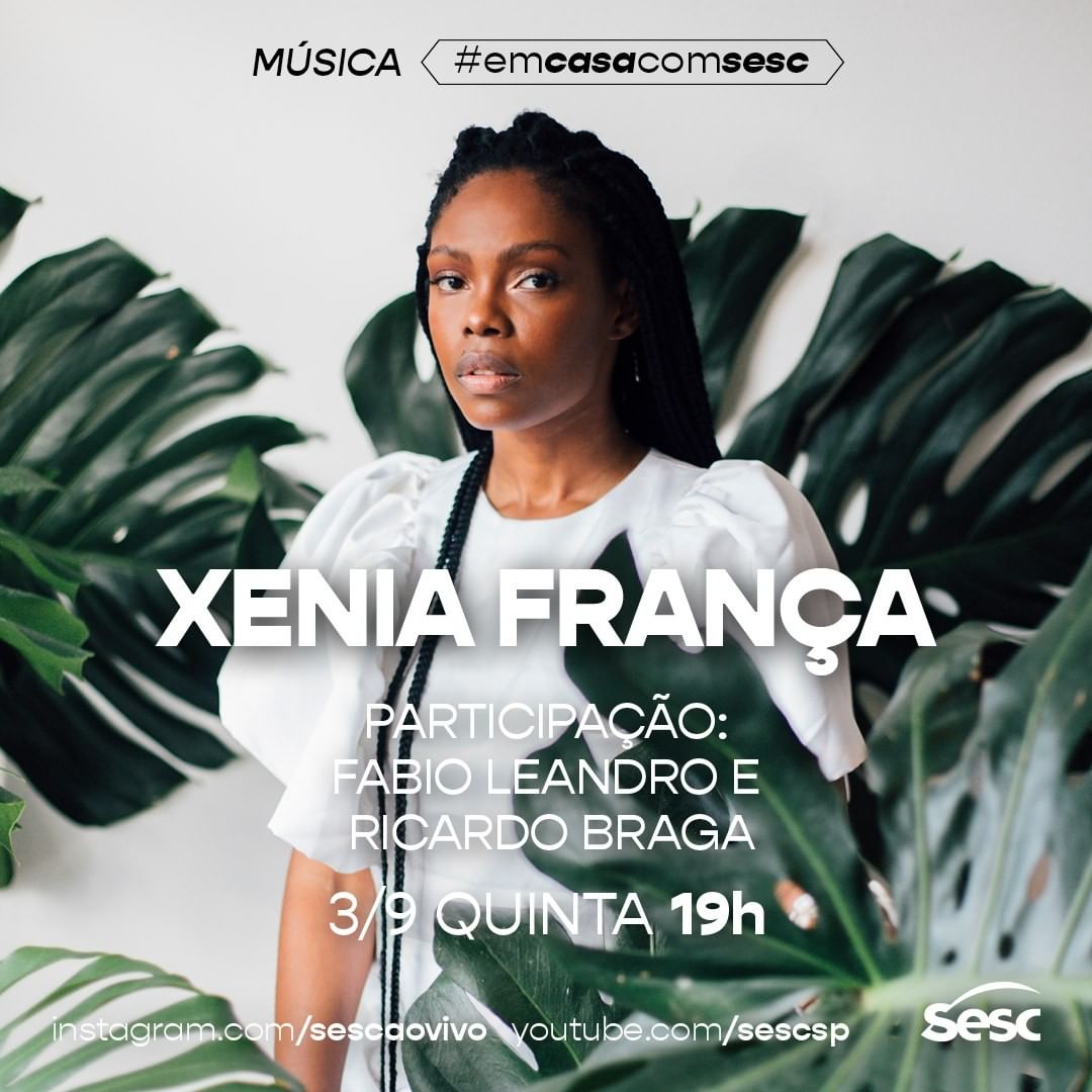  Live: Xenia França #EmCasaComSesc