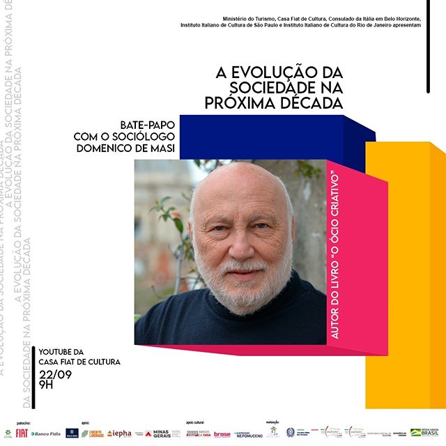 Bate papo com o sociólogo Domenico De Masi - Casa Fiat de Cultura