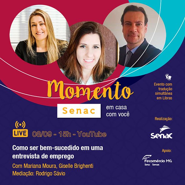 Como ser bem-sucedido em uma entrevista de emprego - Momento Senac em Casa