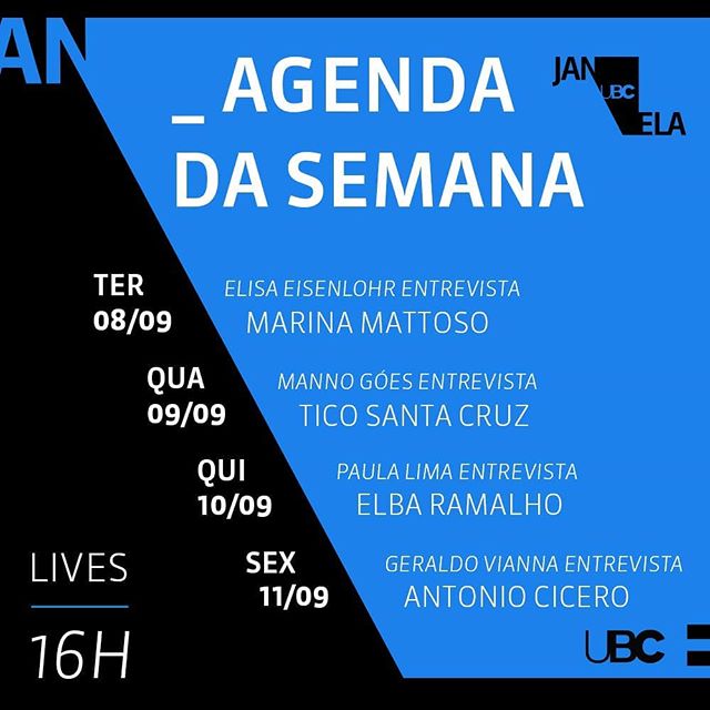 Reprodução/Instagram Lives: UBC Música