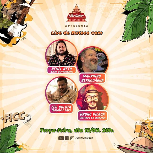 Reprodução/Instagram Live de Buteco! FICC em casa