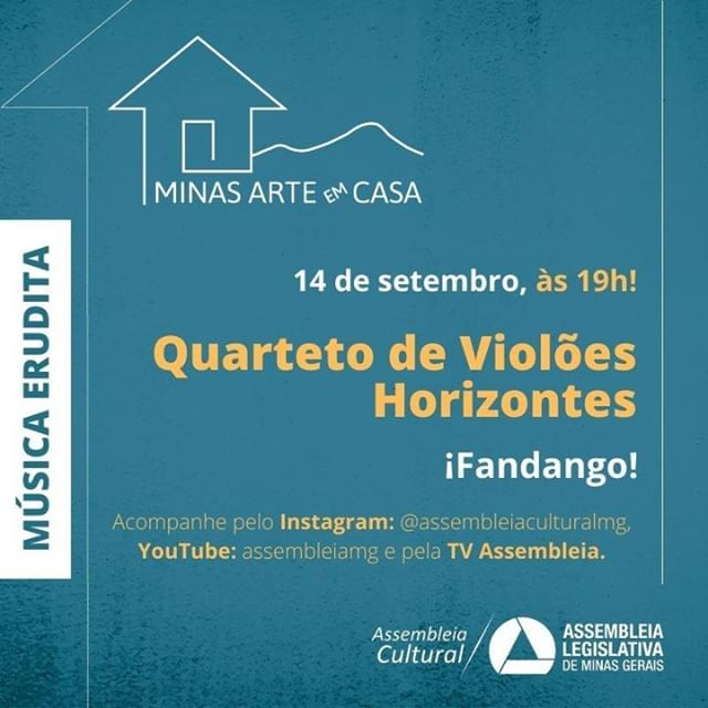 Minas Arte Em Casa - Assembleia Cultural - Setembro
