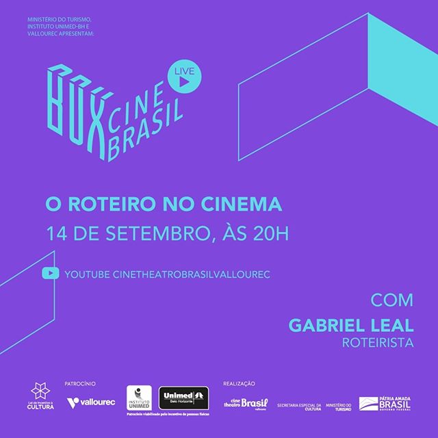 Bate papo: O Roteiro no cinema - Box Cine Brasil 