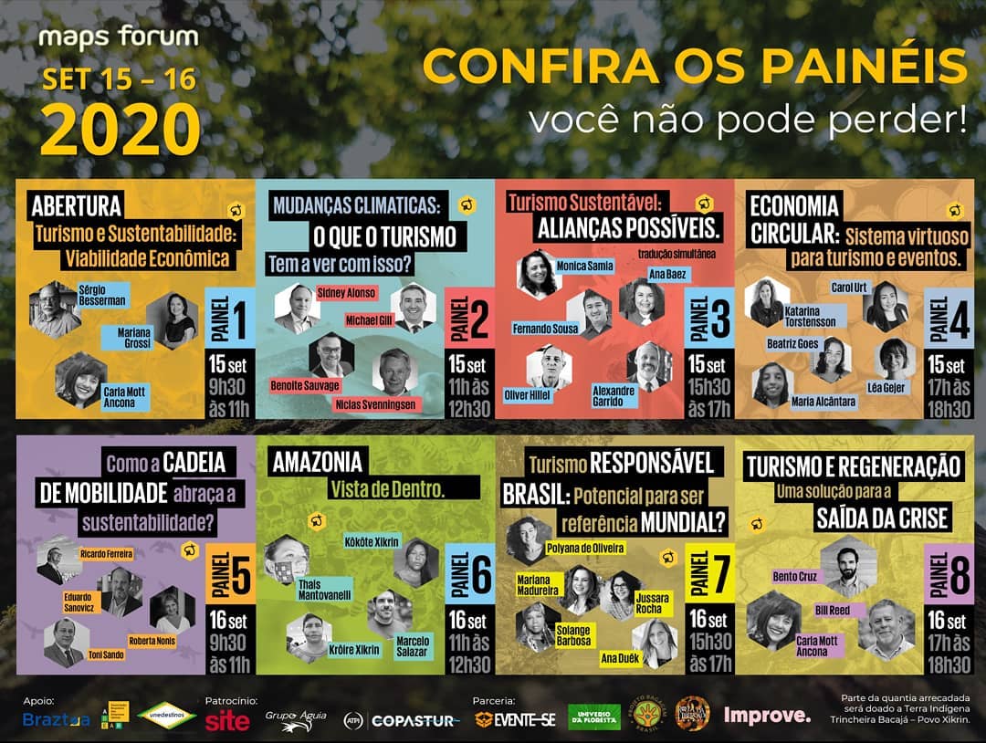 Reprodução/Facebook MAPS Forum - Turismo, Eventos e Sustentabilidade
