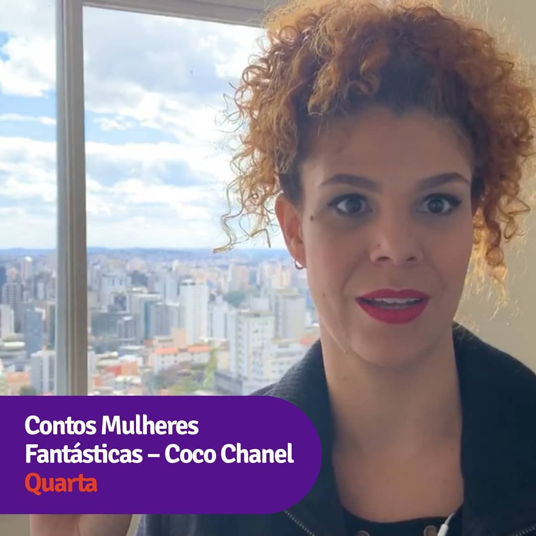 Reprodução/Instagram Contos Mulheres Fantásticas "Coco Chanel" - Instituto Usiminas