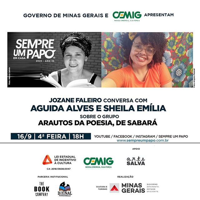 #Sempre Um Papo Em Casa recebe integrantes do Arautos da Poesia