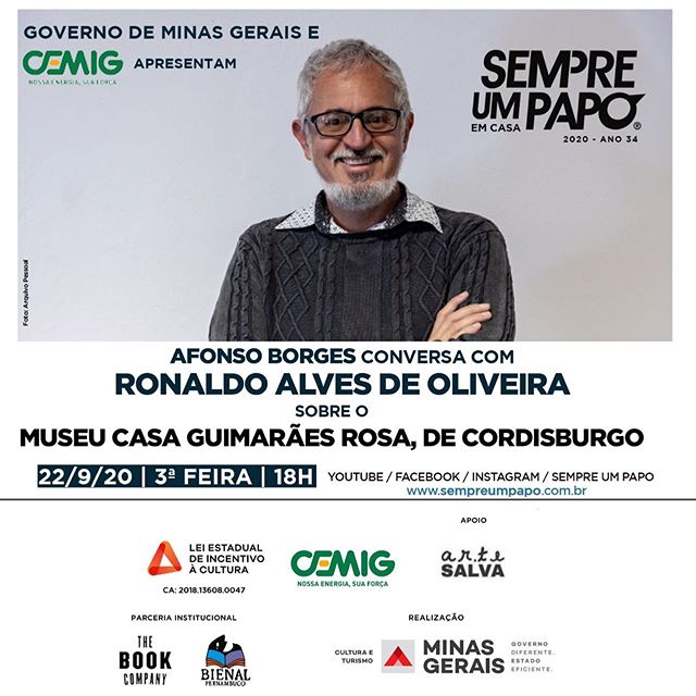 #Sempre Um Papo Em Casa fala sobre o Museu Casa Guimarães Rosa, de Cordisburgo