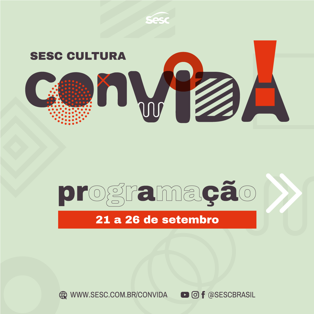 Reprodução/Facebook Sesc Cultura ConVida - Setembro (Semana 4)