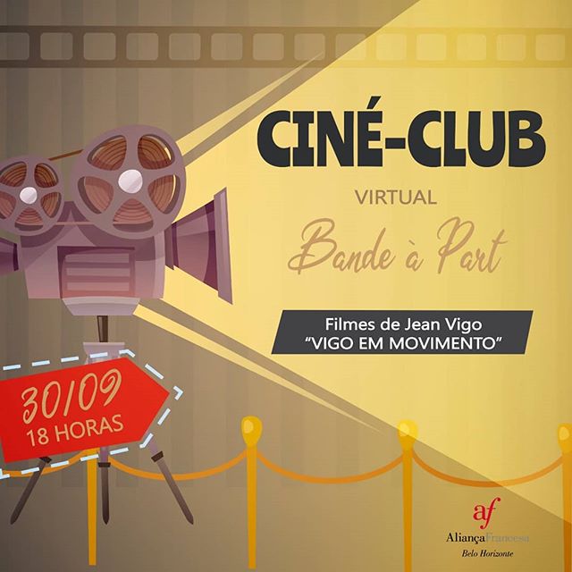 Reprodução/Instagram Ciné-Club virtual - Aliança Francesa BH