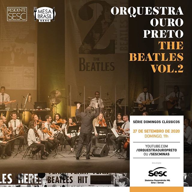 Reprodução/Instagram Série Domingos Clássicos - Orquestra Ouro Preto