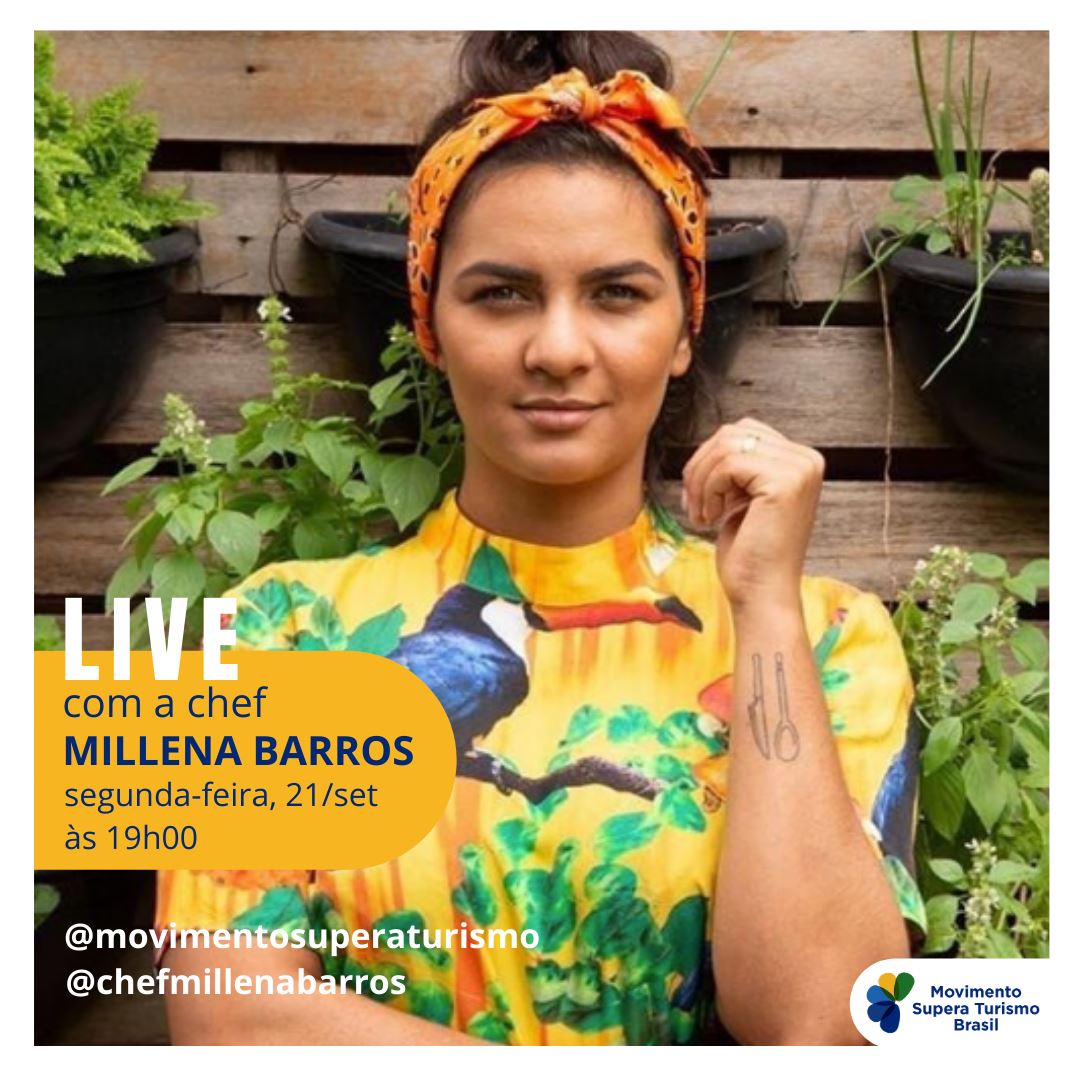Live: Cultura e Gastronomia com a chef Millena Barros