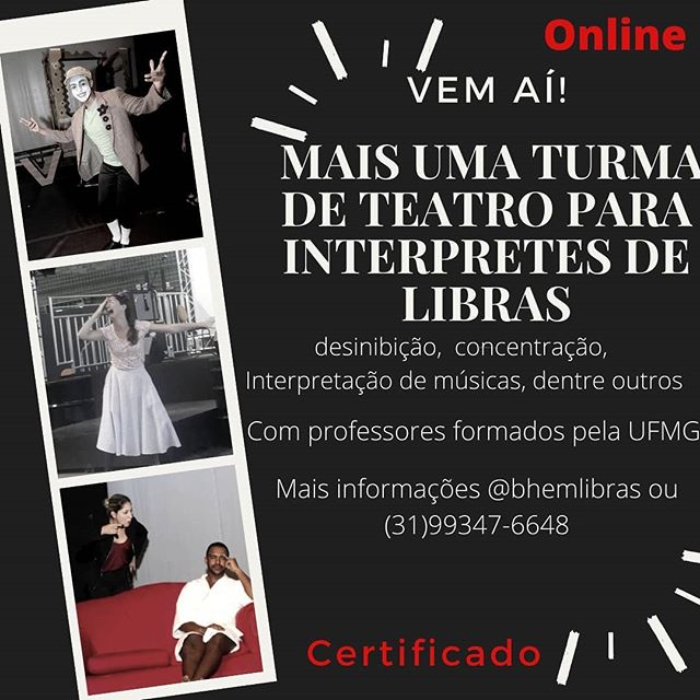 Curso: Teatro para Interpretes de Libras